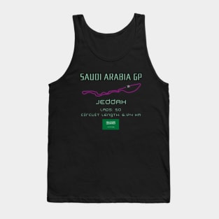 Saudi Arabian Grand Prix, Jeddah Circuit, Formula 1 Tank Top